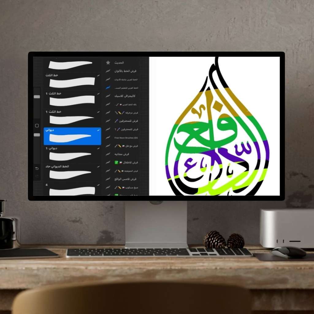 باقة الخط العربي للتعليم المبسط – أفضل فرش لتعلم الكاليجرافي خطوة بخطوة - الصورة 2